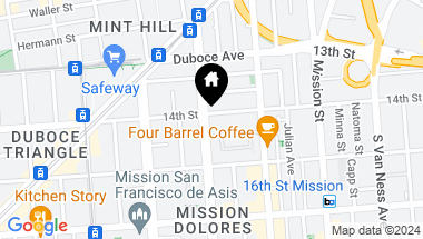 Map of 201 Guerrero Street, San Francisco CA, 94103
