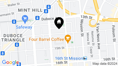 Map of 442 14th Street, San Francisco CA, 94103