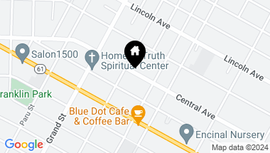 Map of 1810 Central AVE 201, ALAMEDA CA, 94501