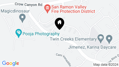 Map of 2549 Fountainhead Drive, San Ramon CA, 94583