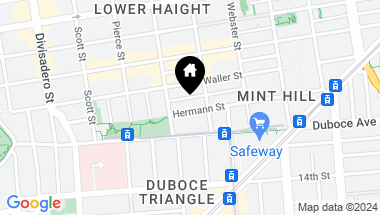 Map of 344 Hermann Street, San Francisco CA, 94117
