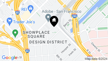 Map of 520 Berry Street # 16 Unit: TH-16, San Francisco CA, 94107