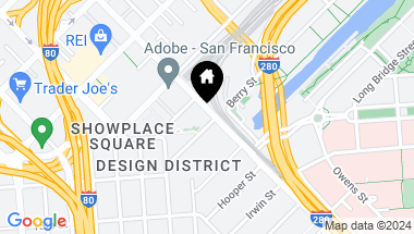 Map of 888 7th Street # 13 Unit: LL-13, San Francisco CA, 94107