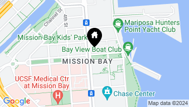 Map of 480 Mission Bay Boulevard # 514, San Francisco CA, 94158