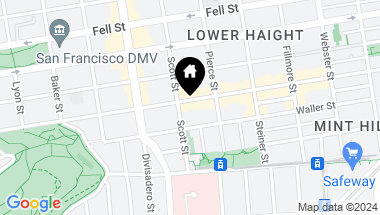 Map of 769 Haight Street, San Francisco CA, 94117