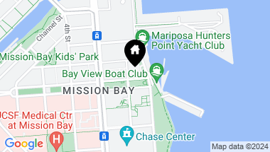 Map of 330 Mission Bay Boulevard # 902, San Francisco CA, 94158
