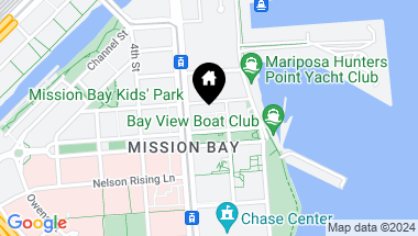 Map of 480 Mission Bay Boulevard # 513, San Francisco CA, 94158