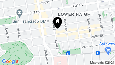 Map of 782 Haight Street, San Francisco CA, 94117