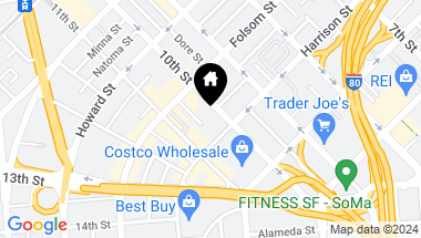 Map of 364 10th Street, San Francisco CA, 94103