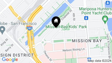 Map of 718 Long Bridge Street # 1600, San Francisco CA, 94158