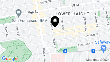 Map of 780 Haight Street, San Francisco CA, 94117