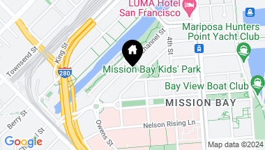 Map of 718 Long Bridge Street # 101, San Francisco CA, 94158