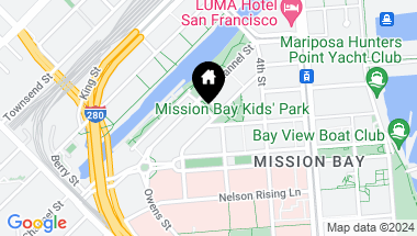 Map of 708 Long Bridge St #311, San Francisco CA, 94158