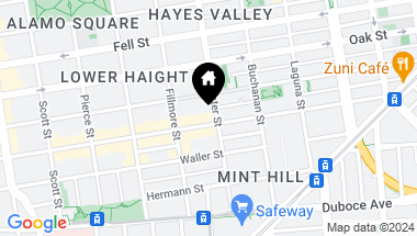 Map of 412 Haight Street, San Francisco CA, 94117