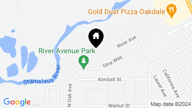 Map of 1162 River Avenue, Oakdale CA, 95361