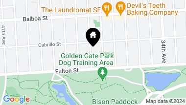 Map of 834 40th Avenue, San Francisco CA, 94121