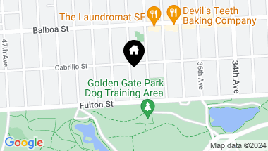 Map of 826 40th Avenue, San Francisco CA, 94121