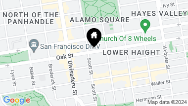 Map of 971 Oak, San Francisco CA, 94117