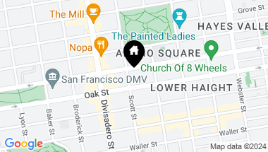 Map of 442 Scott Street, San Francisco CA, 94117