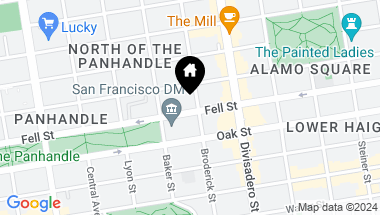 Map of 403 Broderick Street # 1, San Francisco CA, 94117
