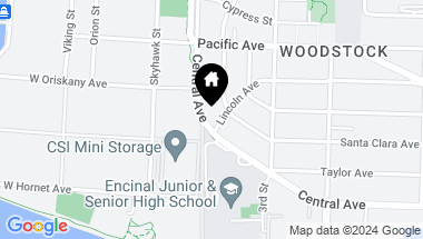 Map of 163 Central Ave, Alameda CA, 94501