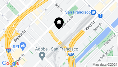 Map of 175 Bluxome St 323, San Francisco CA, 94107