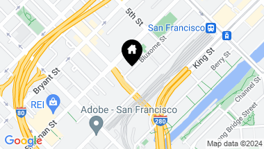 Map of 175 Bluxome Street # 306, San Francisco CA, 94107