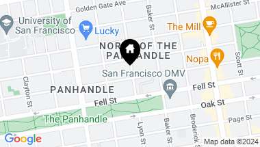 Map of 403 Lyon Street, San Francisco CA, 94117