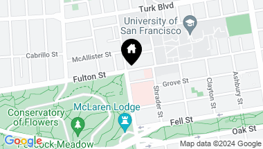 Map of 408 Stanyan Street, San Francisco CA, 94117