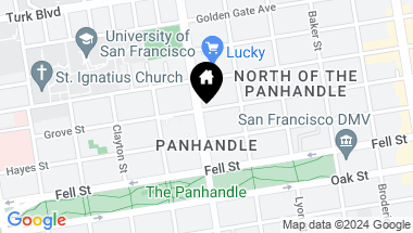 Map of 708 Masonic Avenue, San Francisco CA, 94117