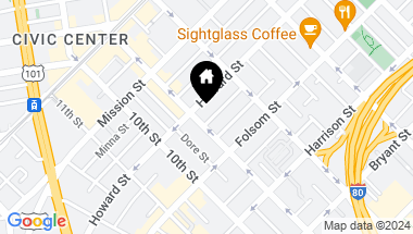 Map of 225 9th Street # C, San Francisco CA, 94103