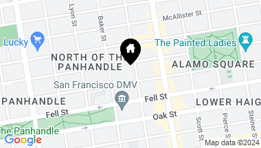 Map of 529 Broderick Street # A, San Francisco CA, 94117