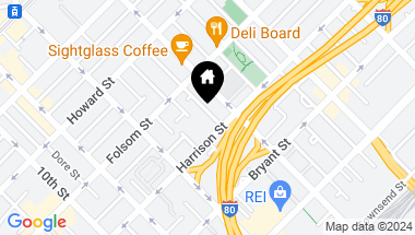 Map of 172 Langton Street # A, San Francisco CA, 94103