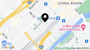 Map of 695 5th Street # 6, San Francisco CA, 94107