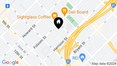Map of 134 Langton Street, San Francisco CA, 94103
