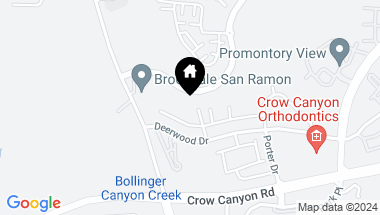 Map of 203 Claremont Crest Way, San Ramon CA, 94583