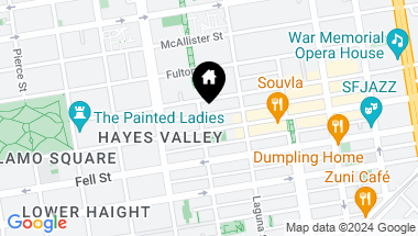Map of 581 Ivy Street, San Francisco CA, 94102