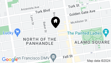 Map of 705 Broderick Street, San Francisco CA, 94117