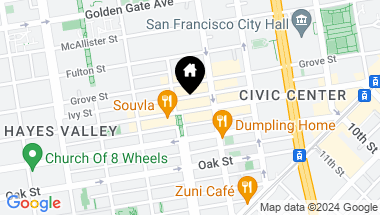 Map of 450 Hayes Street Unit: TH4, San Francisco CA, 94102