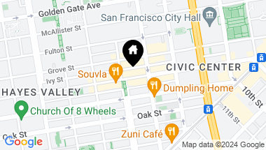 Map of 450 Hayes Street # 1A, San Francisco CA, 94102