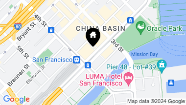 Map of 260 King Street # 807, San Francisco CA, 94107
