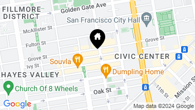 Map of 300 Ivy Street # 512, San Francisco CA, 94102