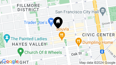 Map of 537 Grove Street, San Francisco CA, 94102