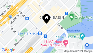 Map of 260 King Street # 1103, San Francisco CA, 94107