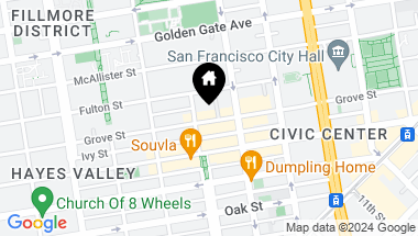 Map of 470 Grove Street # 2, San Francisco CA, 94102