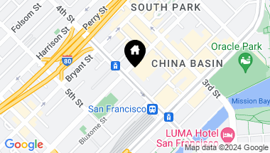 Map of 601 4th Street # 111, San Francisco CA, 94107