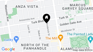 Map of 901 Broderick Street, San Francisco CA, 94115