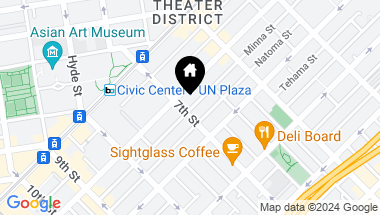 Map of 588 Minna Street # 704, San Francisco CA, 94103