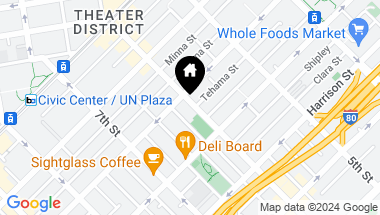Map of 220 6th Street, San Francisco CA, 94103