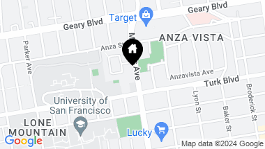 Map of 229 Masonic Avenue, San Francisco CA, 94118